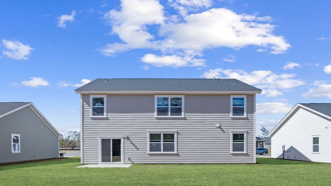 Exterior details and patio area of a home in Laurel Grove, Guyton (Image 2).