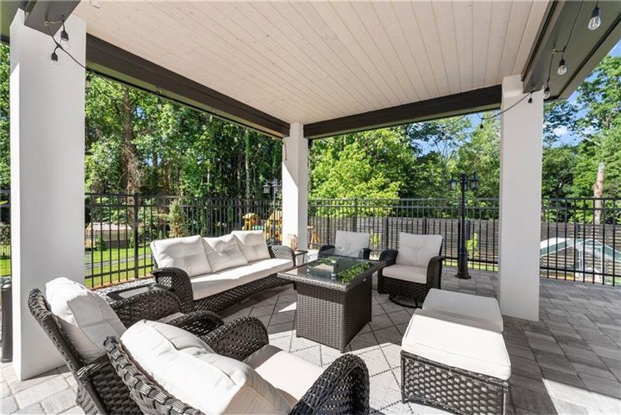 Exterior details and patio area of a home in , Lawrenceville (Image 37).