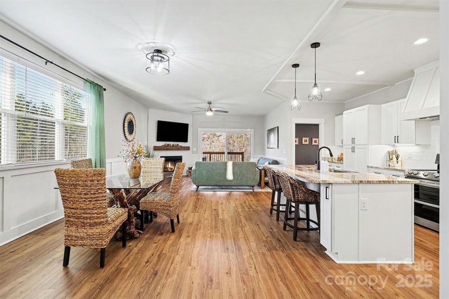 Furnished interior view inside a new home in , Clover (Image 19).