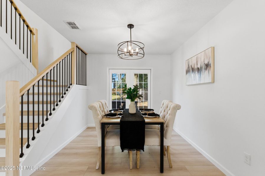Furnished interior view inside a new home in , Jacksonville (Image 9).