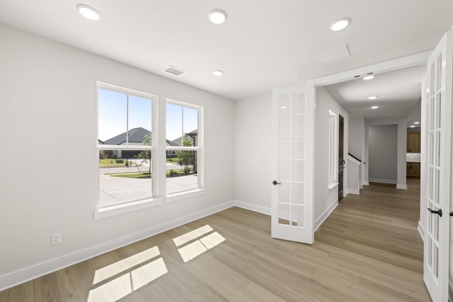 Spacious, unfurnished interior of a new home in Inspiration Collection at Bridgewater, Midlothian (Image 13).