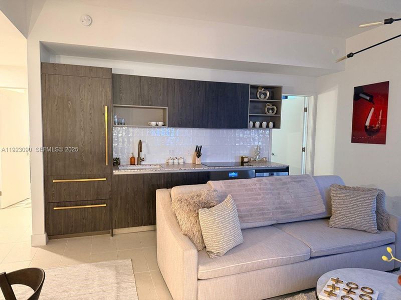 Furnished interior view inside a new home in , Miami (Image 13). Furnished interior view inside a new home in , Miami (Image 13).