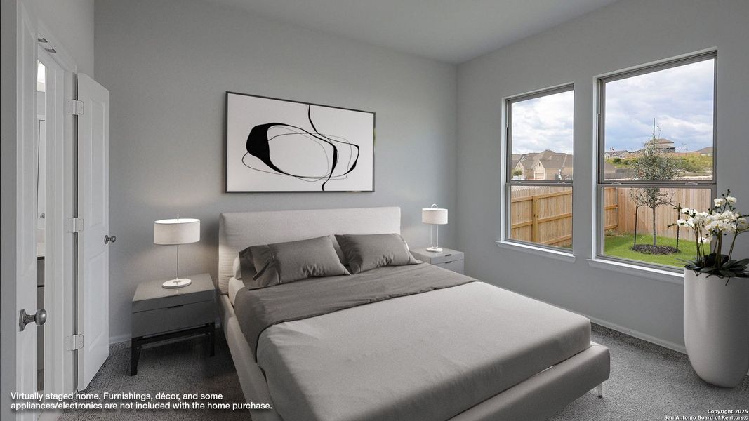 Furnished interior view inside a new home in Ladera 40', San Antonio (Image 11). Furnished interior view inside a new home in Ladera 40', San Antonio (Image 11).