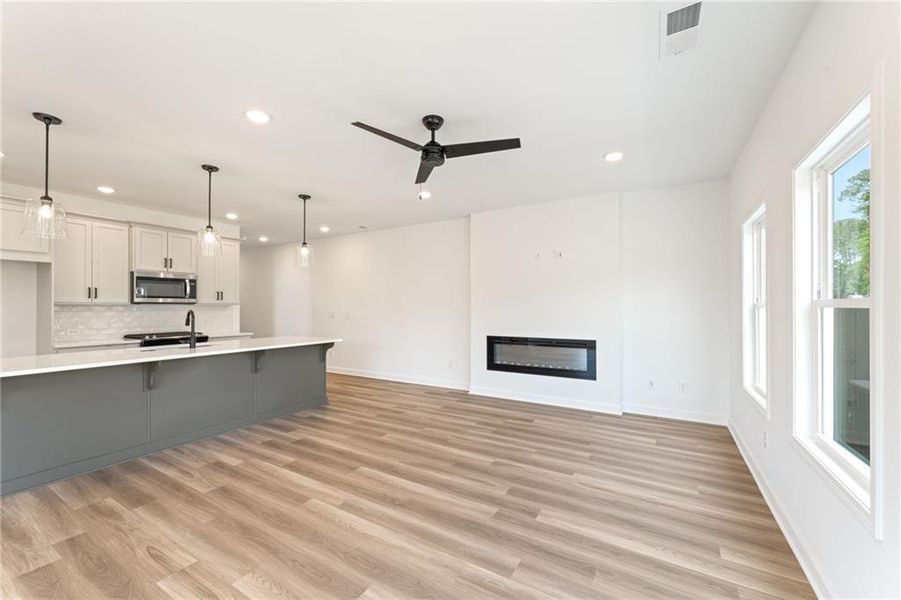 Furnished interior view inside a new home in Wilkins Walk, Mableton (Image 4).