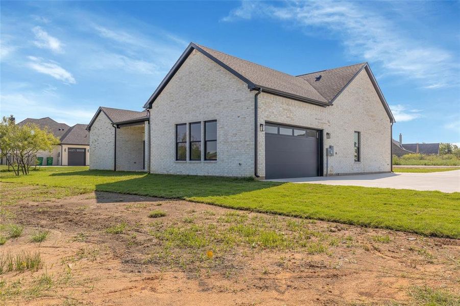 Front exterior of a new home in , Joshua, TX, highlighting curb appeal (Image 20).