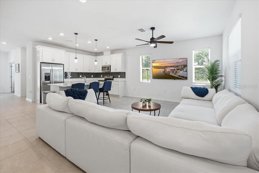 Furnished interior view inside a new home in , Sarasota (Image 19).