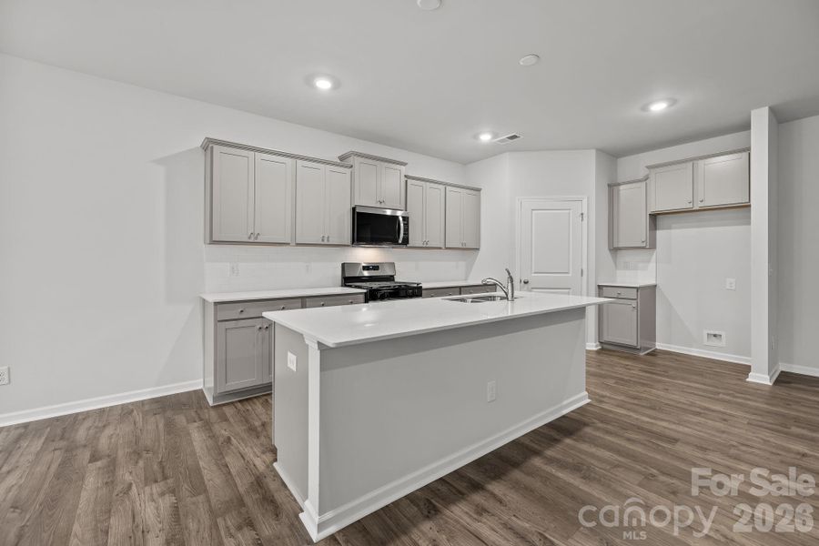 Furnished interior view inside a new home in Cottages at Wingate, Wingate (Image 9).