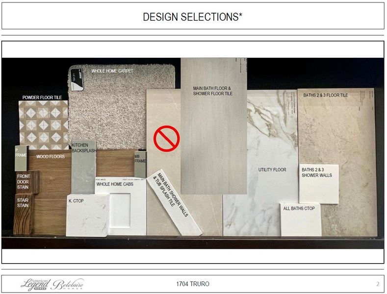 Representative photo of design selections for 1704 Truro Representative photo of design selections for 1704 Truro