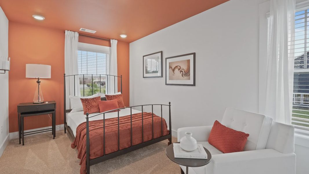 Bedroom of the Rochester Design by DRB Homes