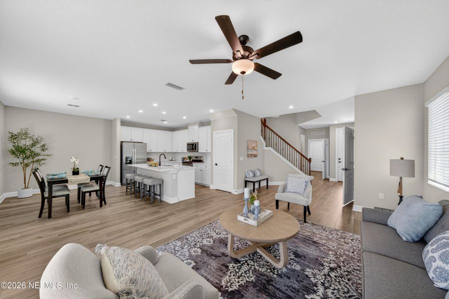 Furnished interior view inside a new home in , Middleburg (Image 9).
