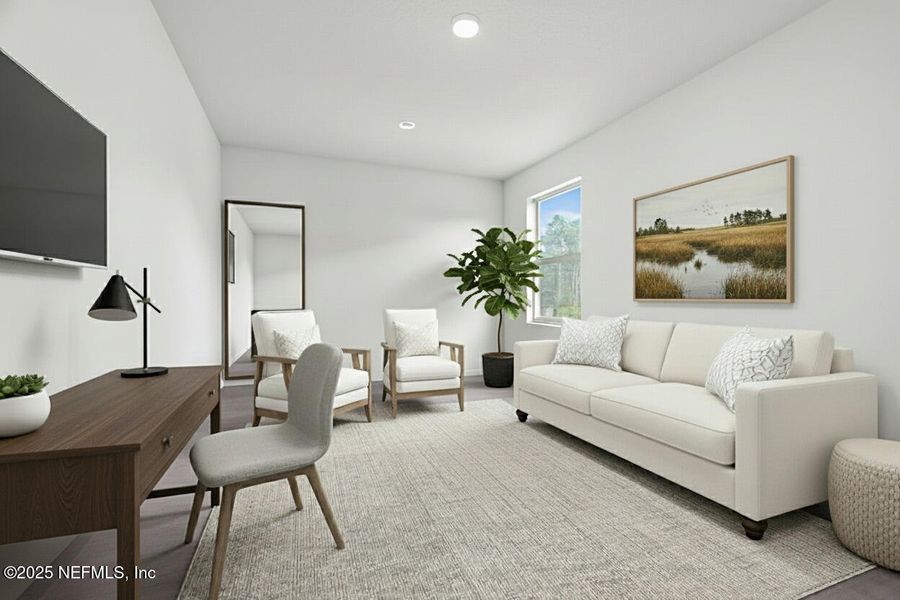 Furnished interior view inside a new home in , Jacksonville (Image 9).