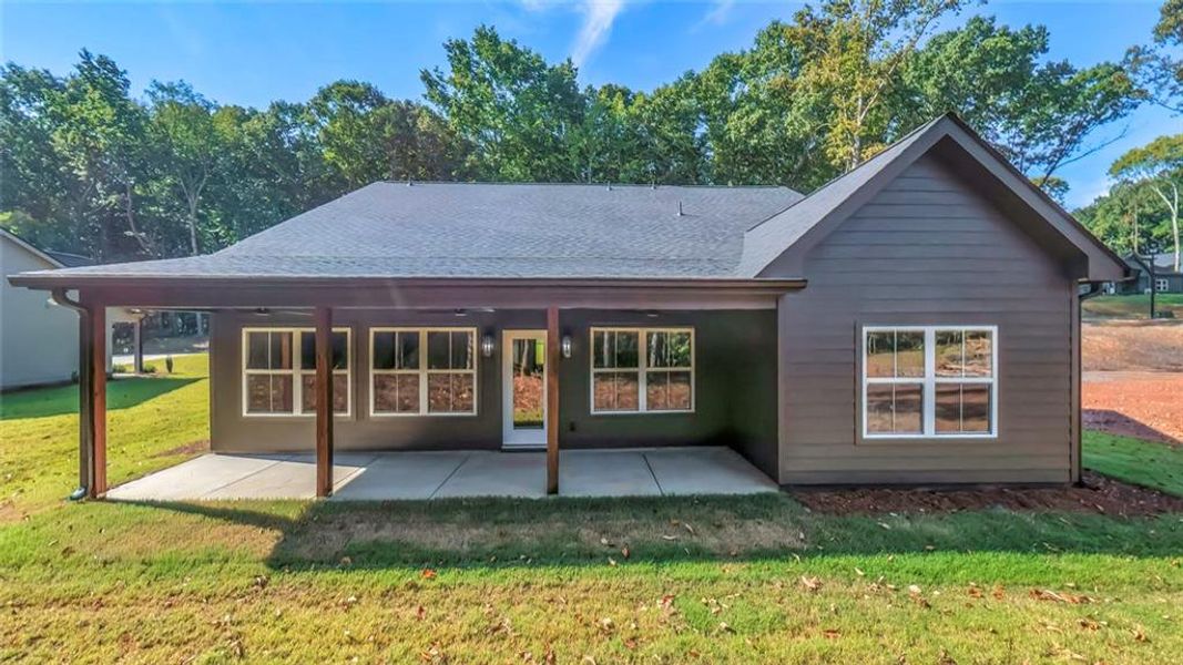 Exterior details and patio area of a home in , Bremen (Image 3). Exterior details and patio area of a home in , Bremen (Image 3).