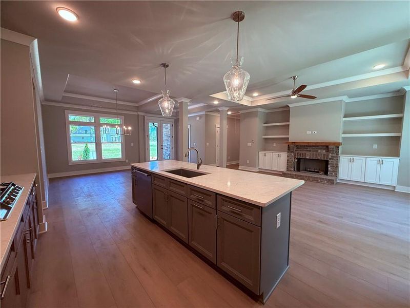 Furnished interior view inside a new home in , Monroe (Image 6).