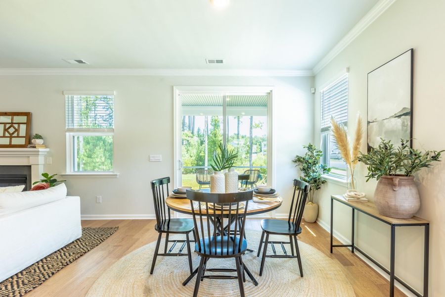 Furnished interior view inside a new home in Mallard Crossing, Summerville (Image 31).