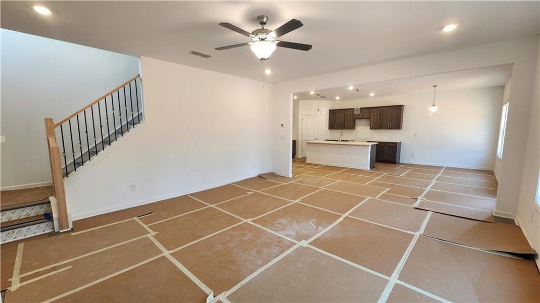 In-progress construction of a new home in The Estates at Casteel, Bethlehem, GA (Image 19).