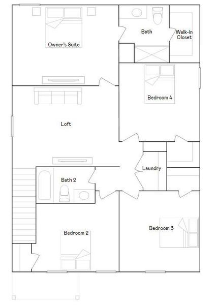 2D floor plan layout of this home in Sila, Huffman, TX (Image 4). 2D floor plan layout of this home in Sila, Huffman, TX (Image 4).