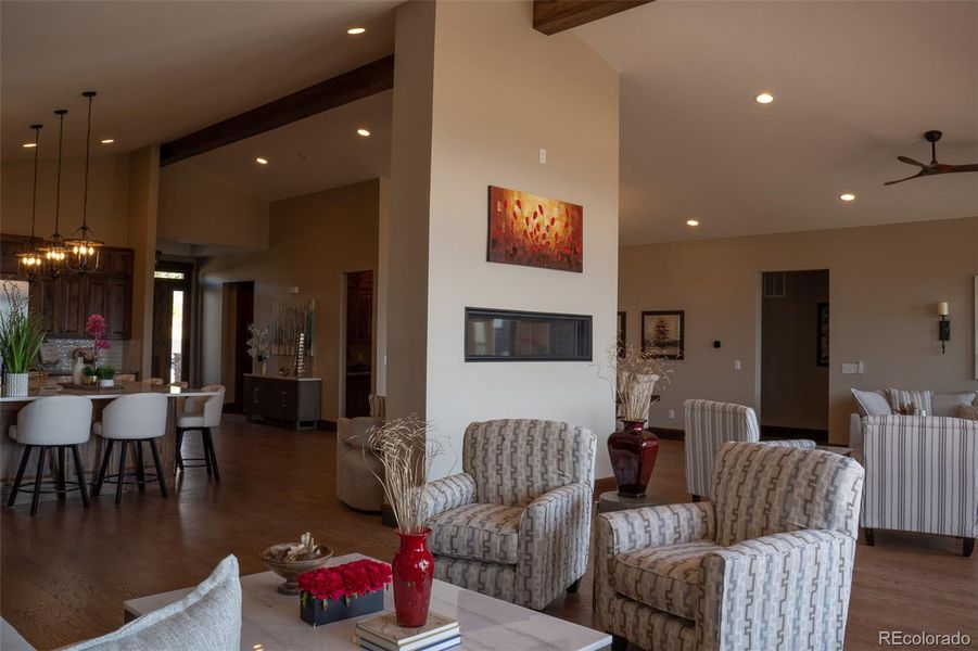 Furnished interior view inside a new home in , Glenwood Springs (Image 27).
