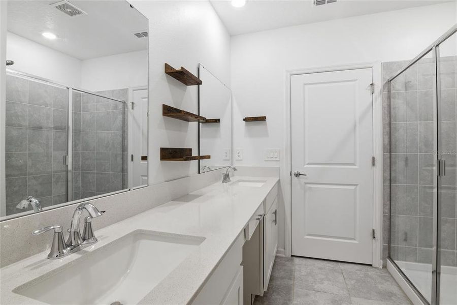 Furnished interior view inside a new home in Wellness Ridge, Clermont (Image 37).
