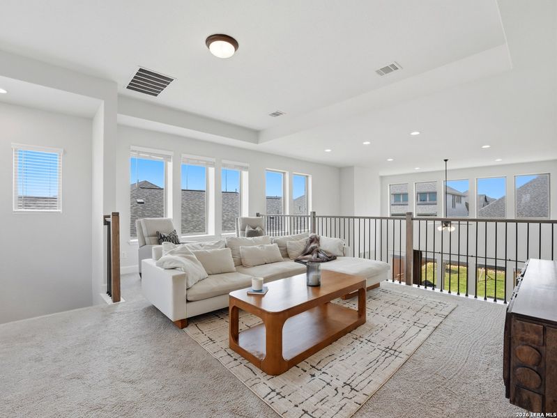 Furnished interior view inside a new home in Corley Farms, Boerne (Image 19). Furnished interior view inside a new home in Corley Farms, Boerne (Image 19).
