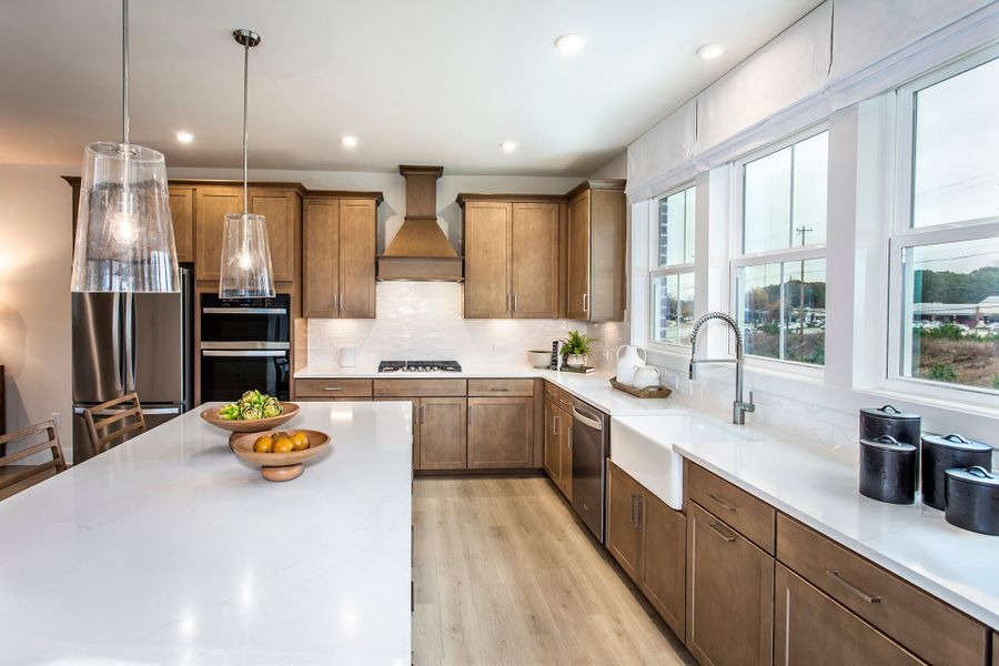 Furnished interior view inside a new home in Towne Village at Suwanee Dam, Sugar Hill (Image 7).