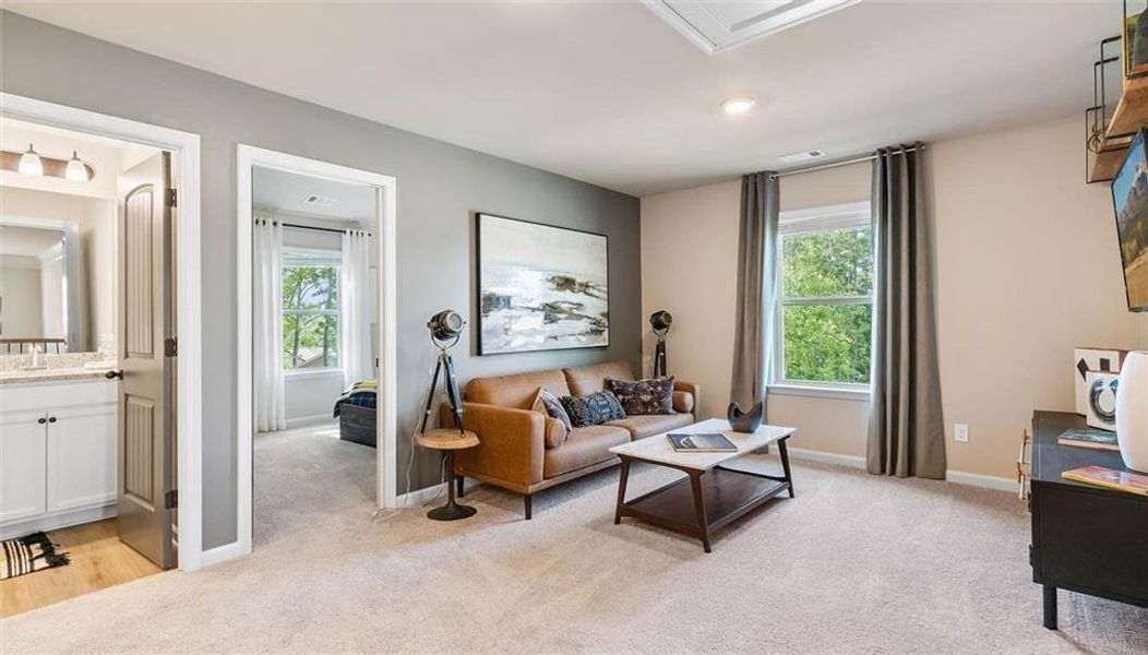 Furnished interior view inside a new home in Camp Creek Village, Atlanta (Image 15).