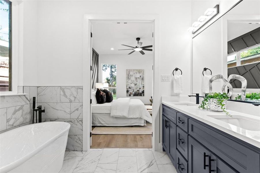 Furnished interior view inside a new home in , Irving (Image 6).