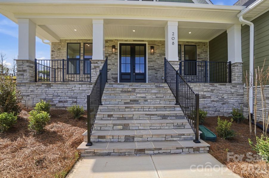 Exterior details and patio area of a home in , Cherryville (Image 3).