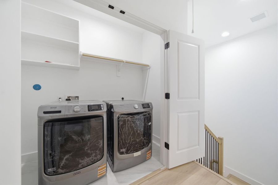 Furnished interior view inside a new home in , Houston (Image 29).
