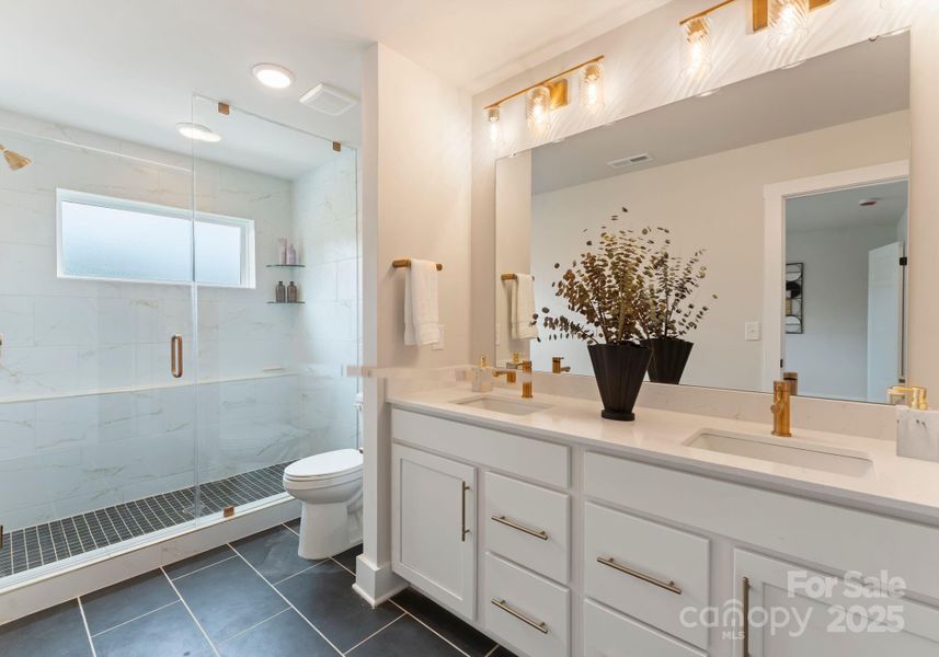 Furnished interior view inside a new home in , Charlotte (Image 11).