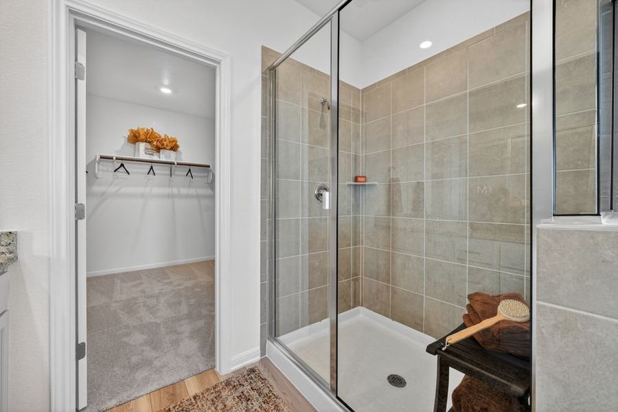 Representative furnished interior of a home built from the Jollyville by Taylor Morrison in Turners Crossing, Austin (Image 27).