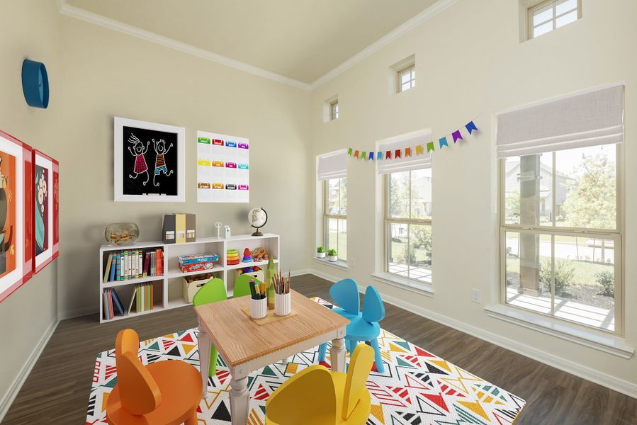 Representative furnished interior of a home built from the The 1818 by Stylecraft Builders in South Pointe, Temple (Image 9).
