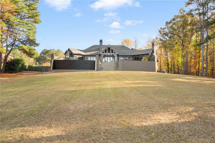 Exterior details and patio area of a home in , Flowery Branch (Image 34).