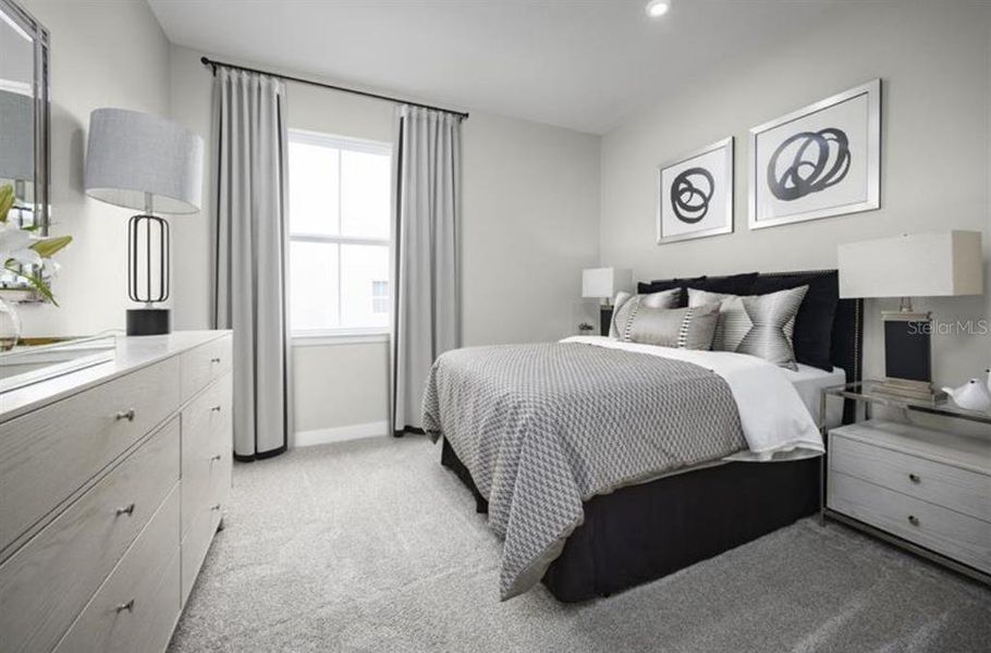 Furnished interior view inside a new home in Malabar Springs, Palm Bay (Image 8).