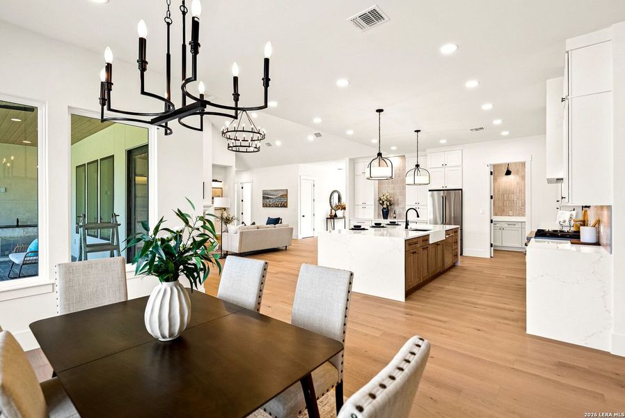 Furnished interior view inside a new home in , Boerne (Image 37).