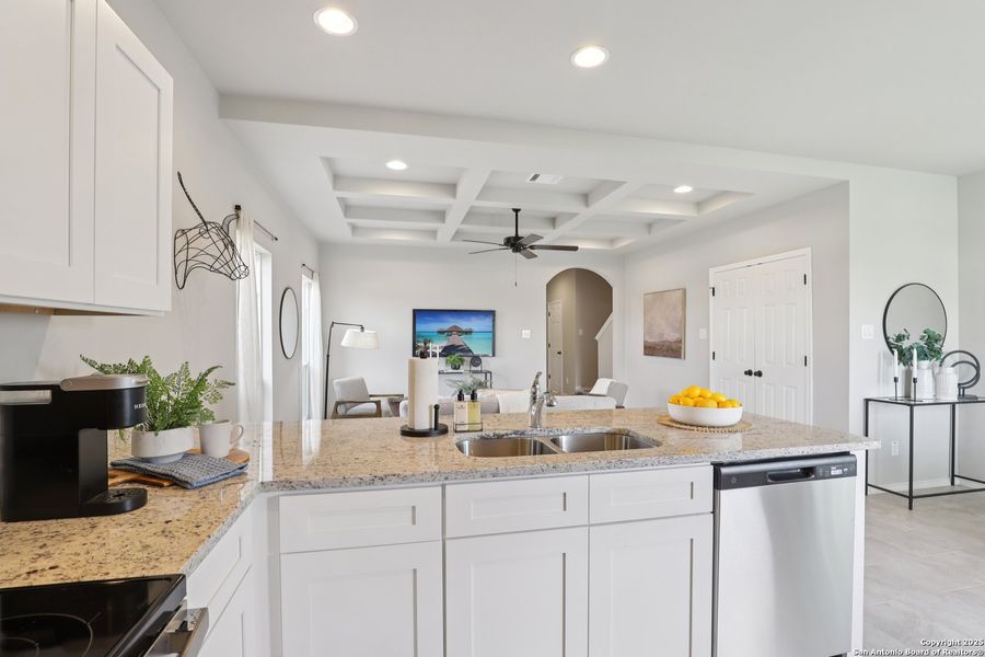 Furnished interior view inside a new home in , San Antonio (Image 6).