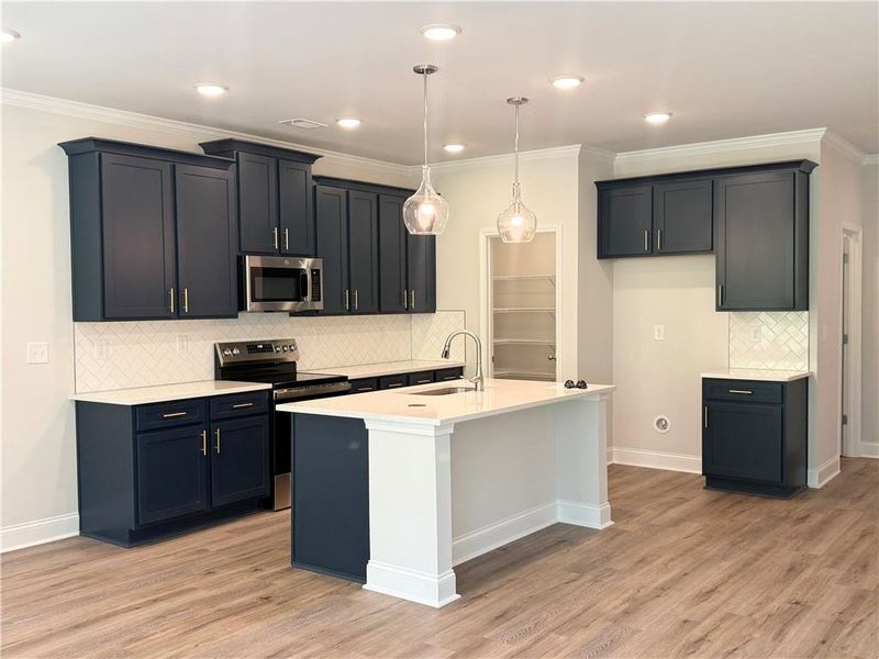 Furnished interior view inside a new home in Mulberry Summit, Flowery Branch (Image 5).
