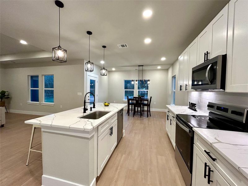 Furnished interior view inside a new home in , Bastrop (Image 7).
