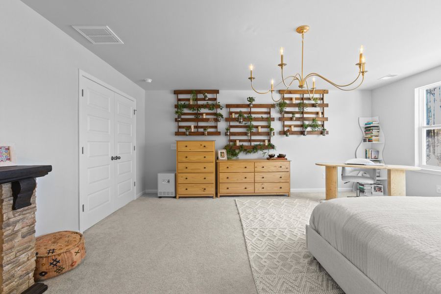 Furnished interior view inside a new home in Sweetgrass at Summers Corner, Summerville (Image 26).