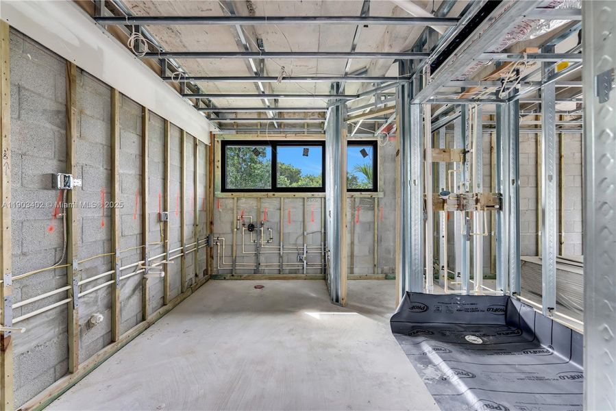 In-progress construction of a new home in , Miami Shores, FL (Image 9).