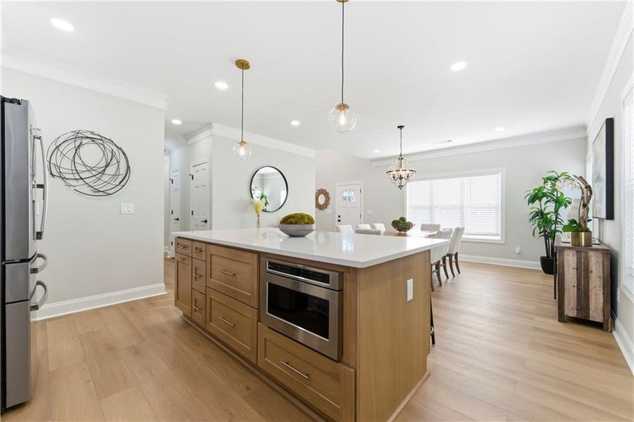 Furnished interior view inside a new home in , Atlanta (Image 11). Furnished interior view inside a new home in , Atlanta (Image 11).