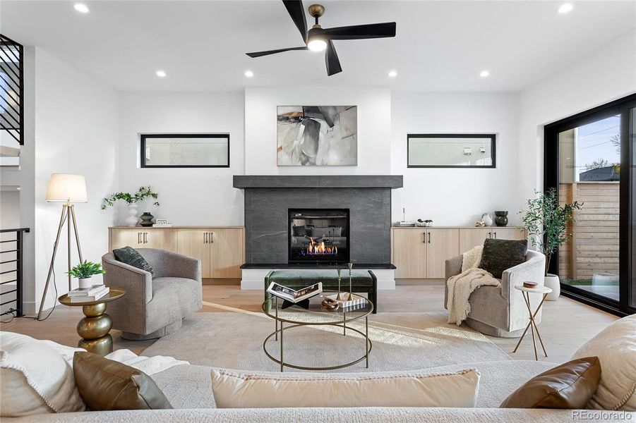 Furnished interior view inside a new home in , Denver (Image 46).