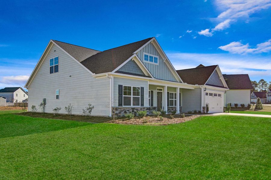 Representative exterior photo of a completed home built from the Bladen by Caviness & Cates Communities in Maggie Way, Wendell, NC (Image 90).