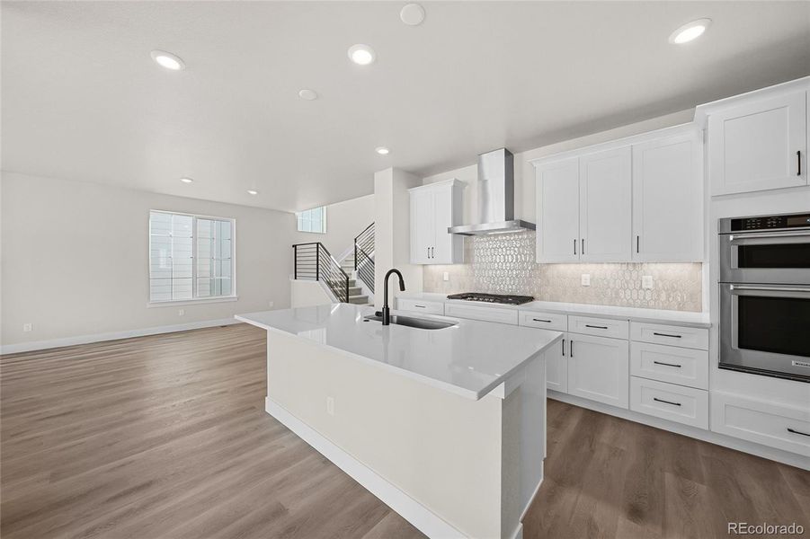 Furnished interior view inside a new home in , Littleton (Image 8).