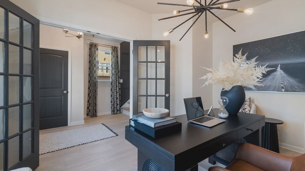 Furnished interior view inside a new home in Silverock, McDonough (Image 7).