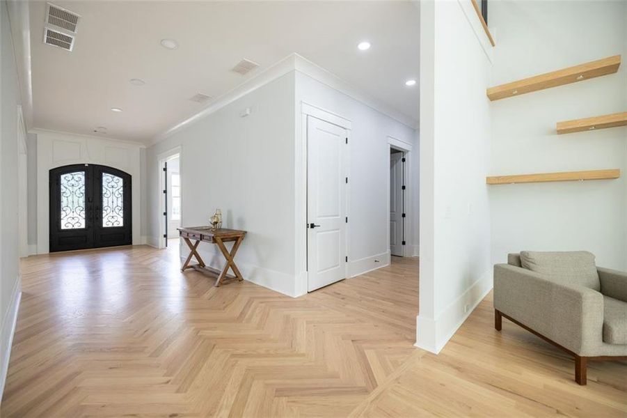 Furnished interior view inside a new home in , Buford (Image 9).