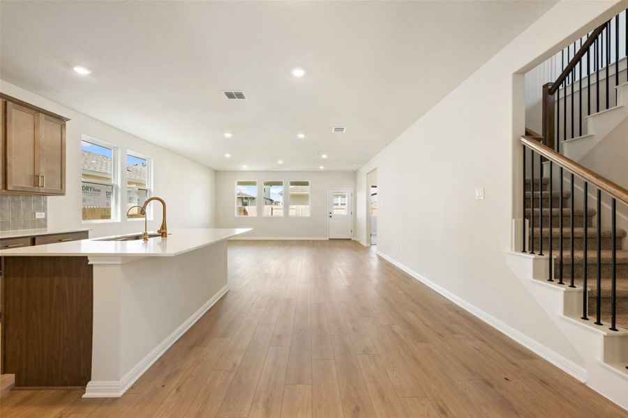 Furnished interior view inside a new home in Patterson Ranch, Georgetown (Image 8).