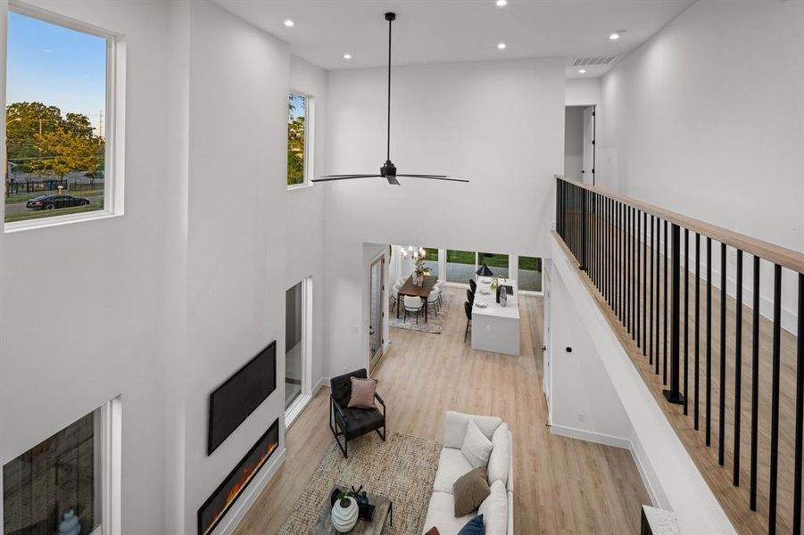 Furnished interior view inside a new home in , Dallas (Image 3).