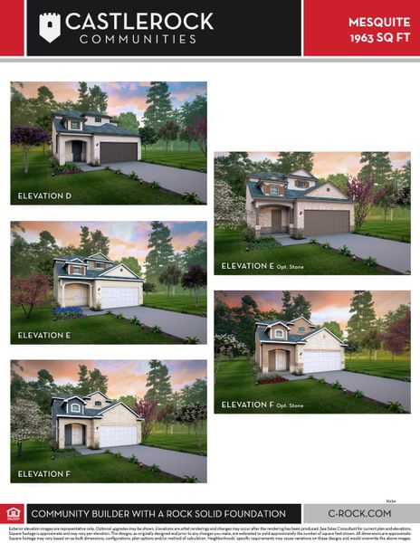 Image 19 representing the Mesquite by CastleRock Communities in Windrose Green, Angleton, TX.