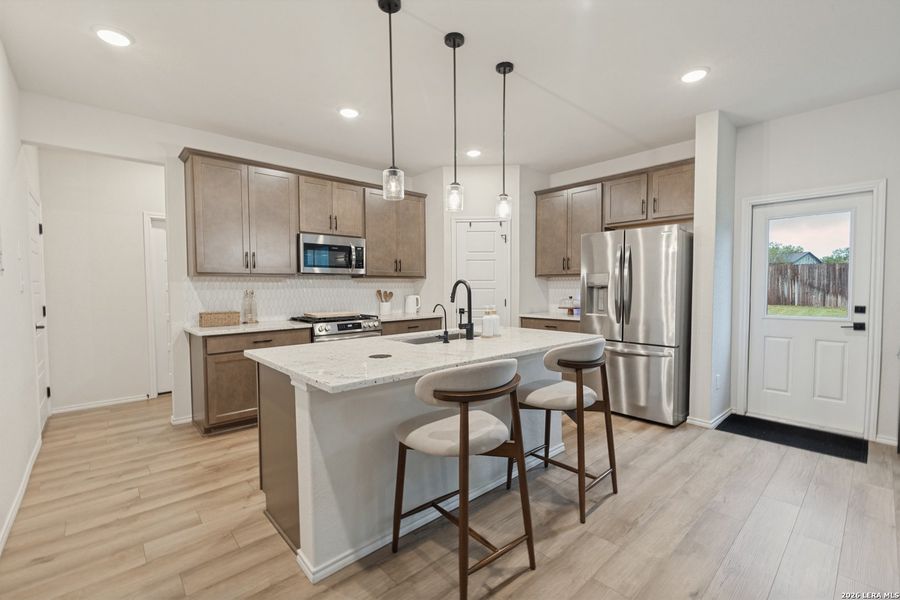 Furnished interior view inside a new home in Horizon Pointe, Converse (Image 16).