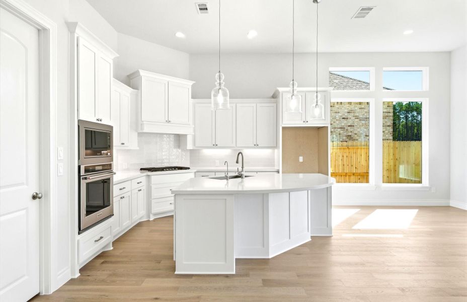 Furnished interior view inside a new home in The Highlands 55′, Porter (Image 17).